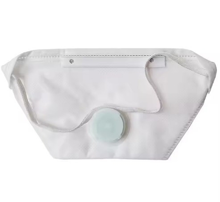 Máscara de cara de polvo de perforación de carbono con válvula de alta protección para recubrimiento en polvo