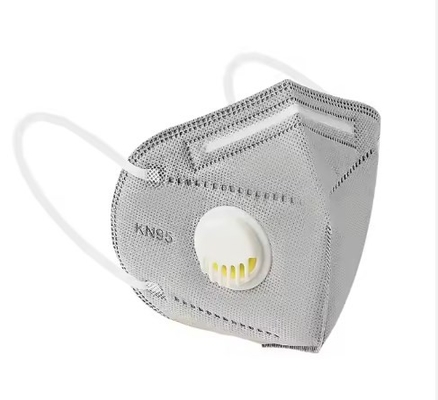 N95 de seguridad personal Protector contra el polvo de 5 capas Mascarilla Kn95 desechable Respirable con una eficiencia de filtración del 95%